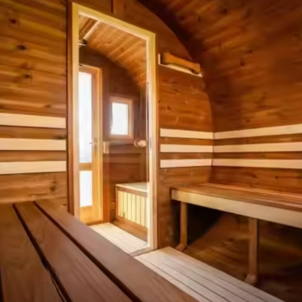 HavenHoop Rustic Barrel Sauna