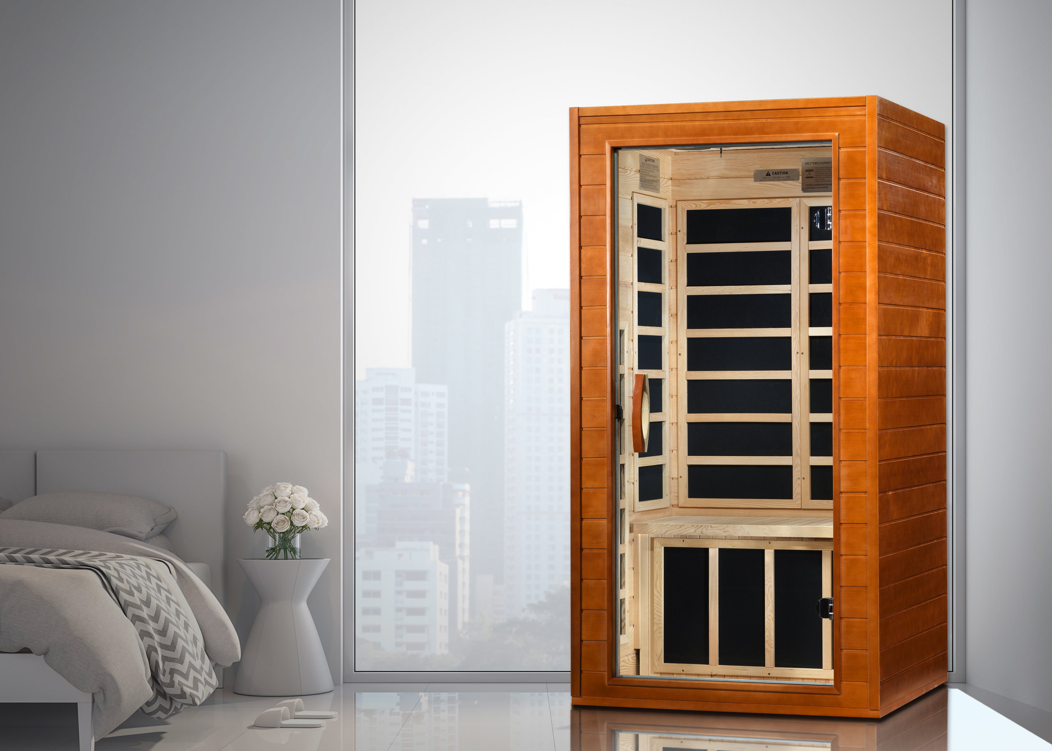 Dynamic Avila 1-2-person Low EMF (Between 5-10MG) FAR Infrared Sauna