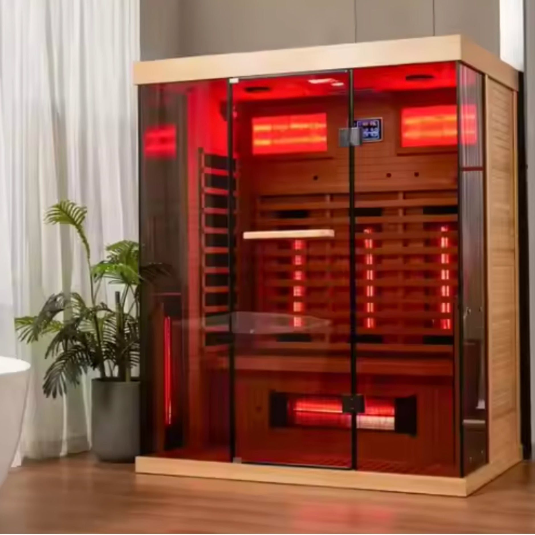 NovaTherm DualVista Infrared Sauna Cabin